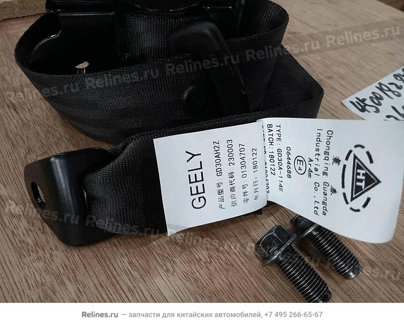 Rear seat belt assy (FC-1，gray)