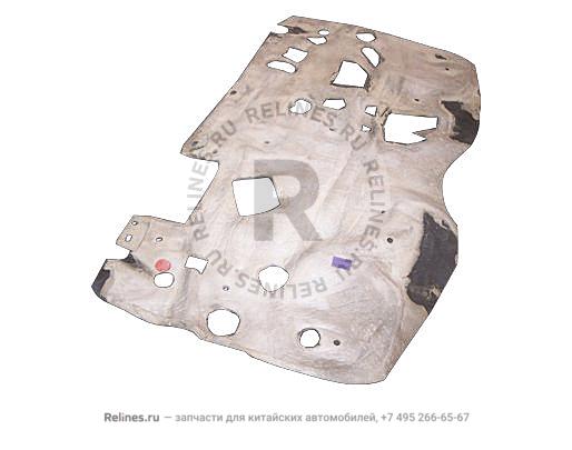 Shock absorbing gasket - FR baffle