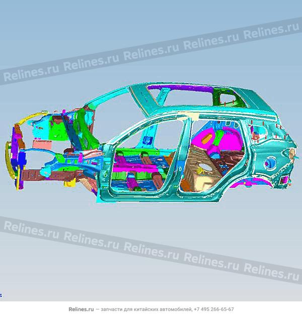 Vehicle body frame - 50000***AADYJ