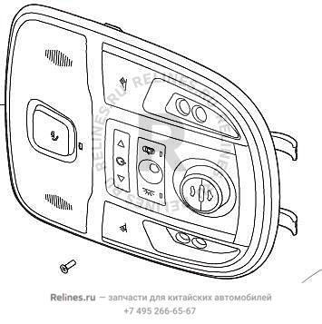 Reading lamp assy - 412410***64BDF