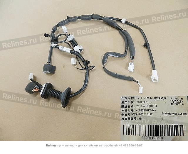 Harness assy FR door RH - 40022***80XA