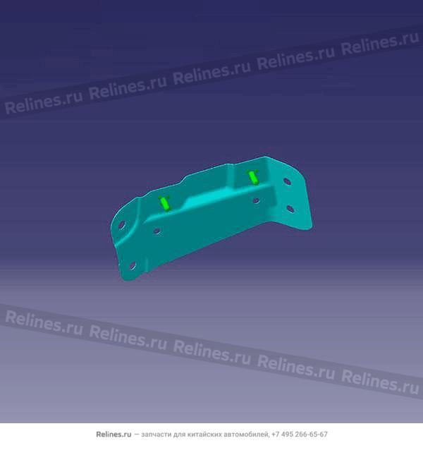 Left rear connecting plate assembly of w