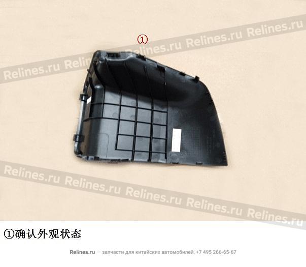 Накладка арки колеса заднего нижняя левая