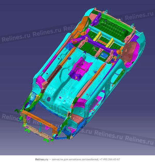 Vehicle body frame