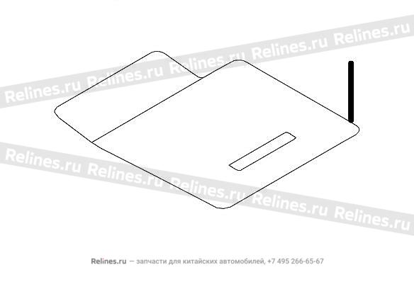 RR footrest assy RH