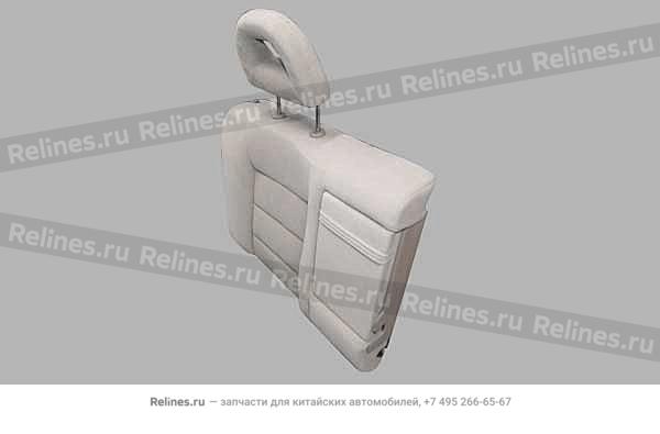 Backrest cushion assy - RR row RH