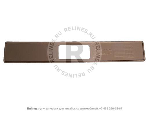 Slide baffle-safety belt(RH b pillar)