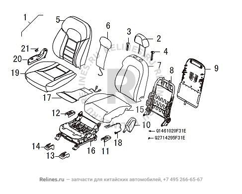 FR seat - 69000***Z08AB