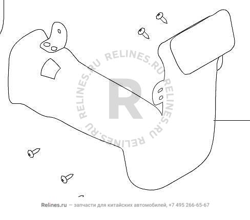 RR air duct assy