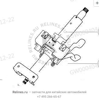 Колонка рулевая в сборе