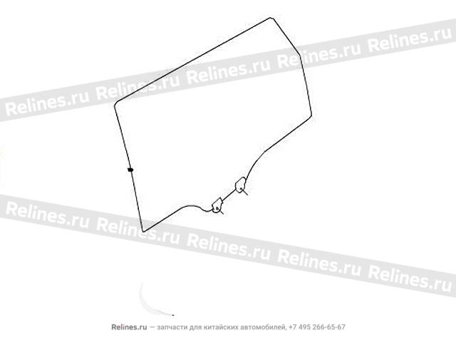 Glass assy-rr door LH - 62031***Y00A