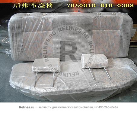 RR seat assy(cloth)