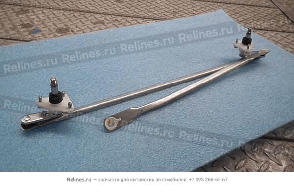 Wiper interlocking rod