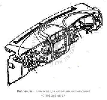 Inst panel body assy - 530610***0-1212