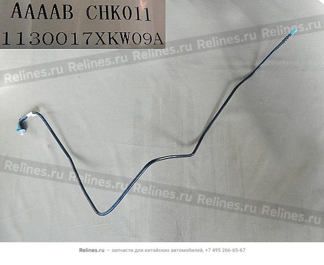 Fuel evaporating pipe