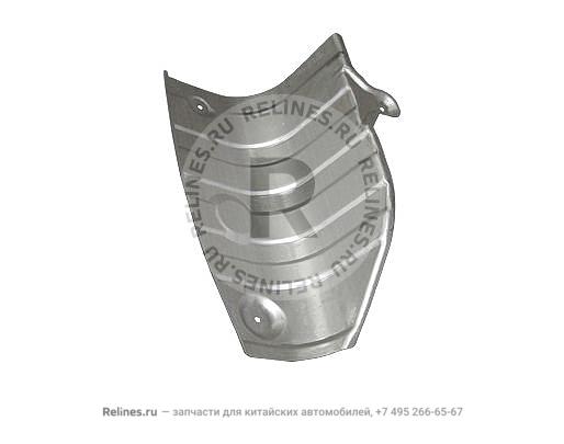 Heat insulation plate-fuel tank