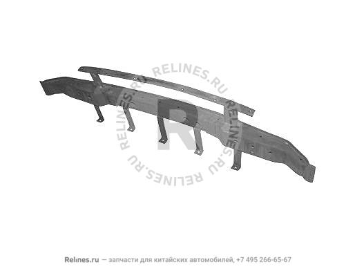 Absorbor member-rear bumper