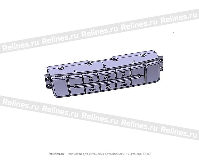 Central control panel sw assy