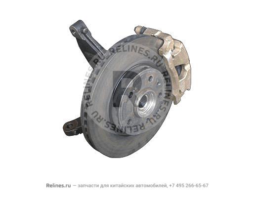 FR steering joint RH assy&disc brake assy