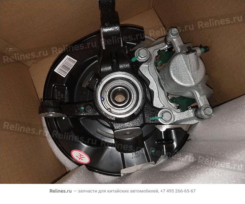 LF disc brake & steering knuckle assy