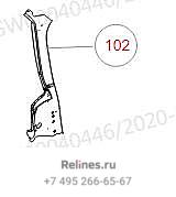 Усилитель стойки задней - 54011***N04A