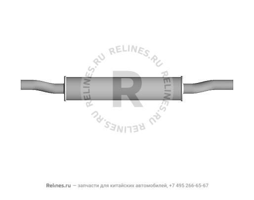 Глушитель передняя часть (резонатор)