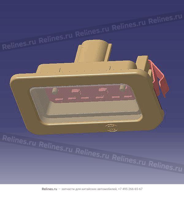 Фонарь подсветки номерного знака - T15-***010