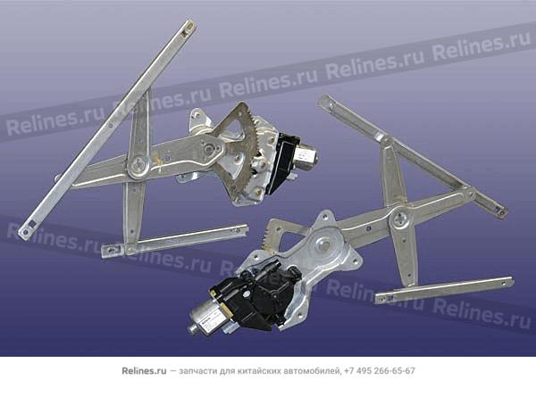 Механизм стеклоподъёмника двери задней левой - T21-***010