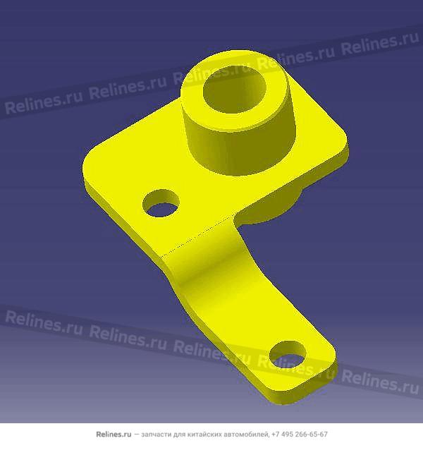 Bracket-selecting arm