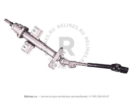 Steering column with universal joint