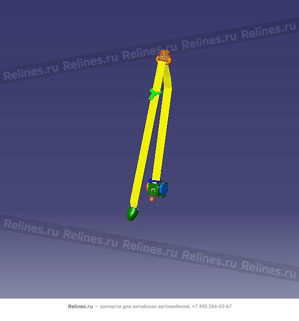 Ремень безопасности передний левый - J69-***010