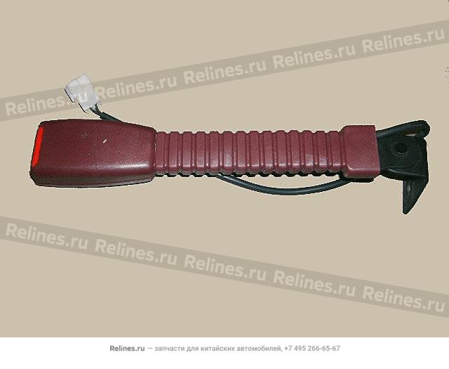 Seat belt buckle assy(alarm red) - 5811030-***B1-0110