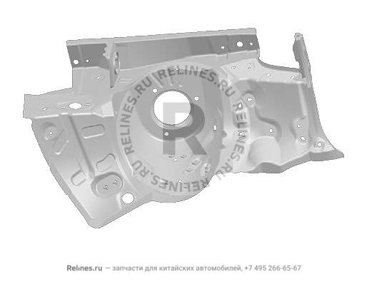 Брызговик лонжерона правый - T11-8***40-DY