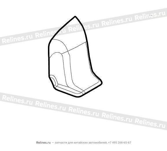 Накладка арки колеса заднего нижняя левая - 540222***16A8P