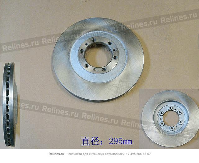 Диск переднего тормоза (дизель)