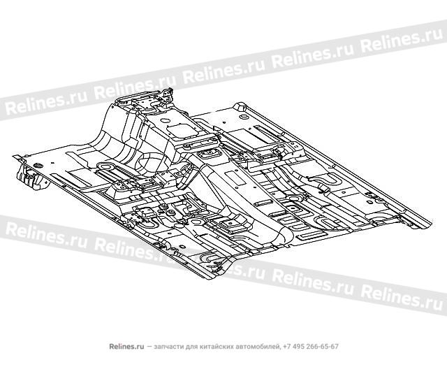 FR floor assy - 51200***14XB