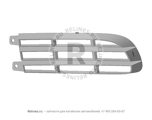 Решетка бампера переднего левая - B14-***117