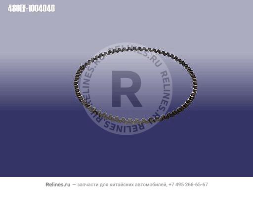 Кольцо поршневое масляное (номинал) - 480EF***4040