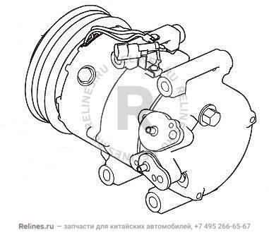 Компрессор кондиционера в сборе