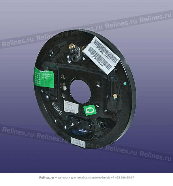 Кожух тормозной задний левый обновлённый