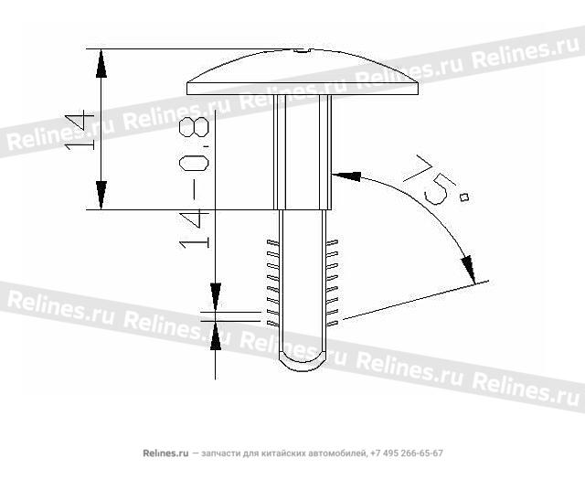 Clip(air cleaner) - 11090***08XA