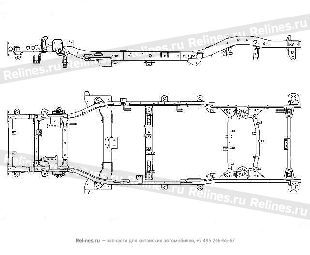 Frame weldment assy