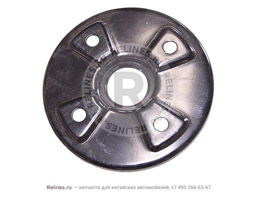 Pressing plate-spare wheel