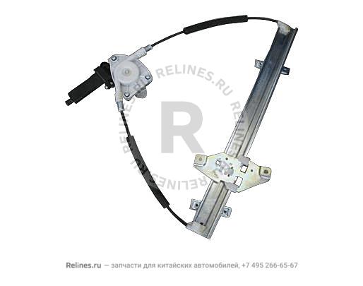 Regulator - FR window lh-electric