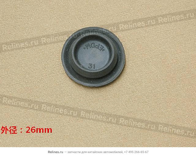 Rub plug-fr/RR floor RR wheel cover - 09***19