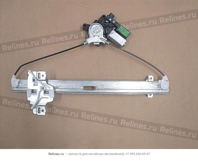 Стеклоподъемник двери задней правой в сборе (6 контактов) (новый салон) - 6204***K80