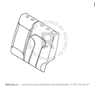 RR seat backrest cover assy - 705251***08AD4