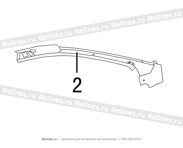 UPR reinf plate-a pillar LH