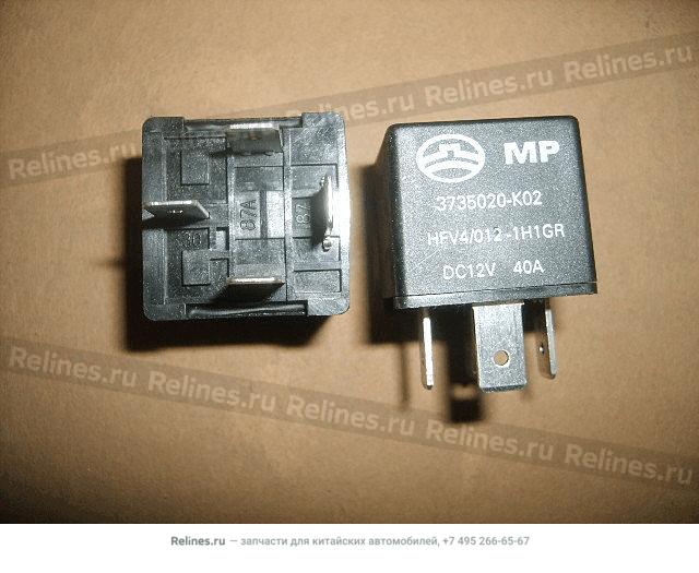 Low speed relay-radiator elec fan - 37350***02-J