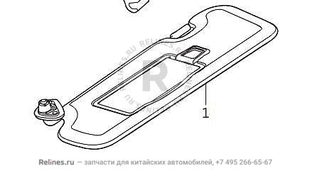 Козырек солнцезащитный левый - 820410***03AF4